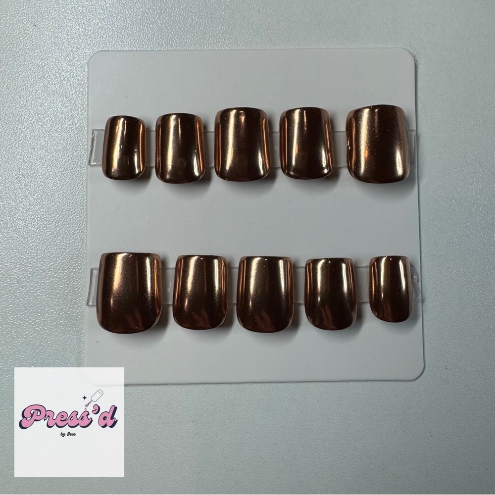 Moscow mule medium press-on nails